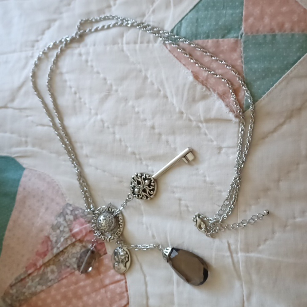 Lia Sophia long necklace with charms